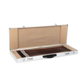 Multi-bow storage case in aluminium - 12 bows