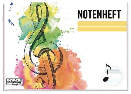 Notenheft Din A5 quer