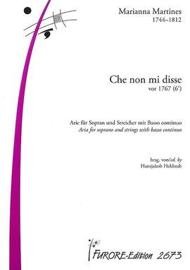 Martines, M: Che non mi disse (Arie)