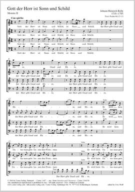 Rolle, Johann Heinrich: Gott der Herr ist Sonn und Schild