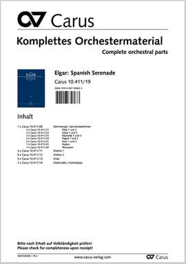 Elgar, Edward: Spanish Serenade, op. 23