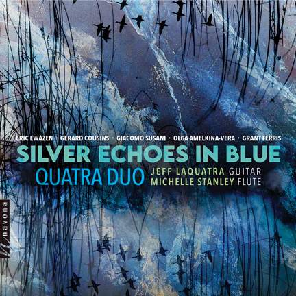 Silver Echoes in Blue