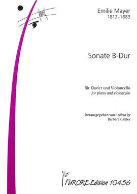 Mayer, E: Sonate B-Dur