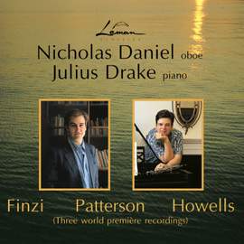 Nicholas Daniel & Julius Drake play Finzi, Patterson, Howells