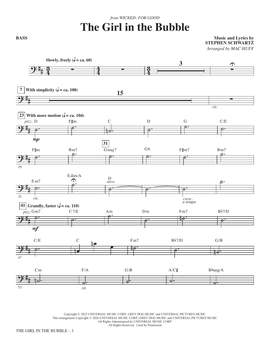 Ariana Grande: The Girl in the Bubble (from Wicked: For Good) (arr. Mac Huff) - Bass
