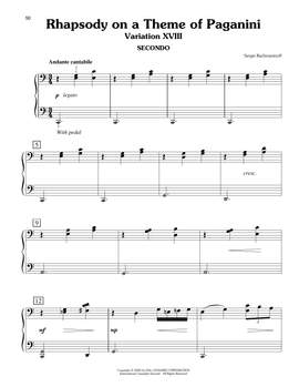 Sergei Rachmaninoff: Rhapsody On A Theme Of Paganini, Variation XVIII (arr. Carol Klose)