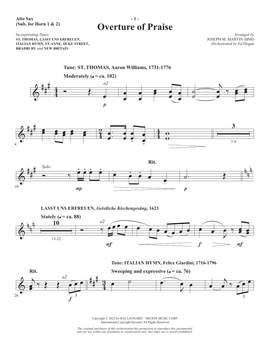 Robert Lowry: Our Songs Shall Rise (arr. Joseph M. Martin) - Alto Sax (sub. Horn)