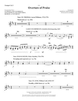 Robert Lowry: Our Songs Shall Rise (arr. Joseph M. Martin) - Trumpet 2 & 3