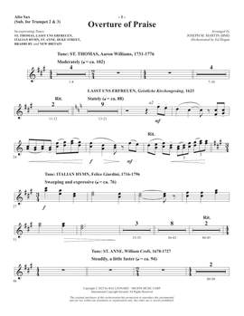 Robert Lowry: Our Songs Shall Rise (arr. Joseph M. Martin) - Alto Sax (sub. Trumpet 2-3)