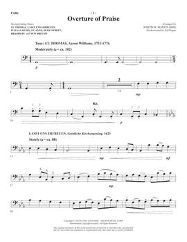 Robert Lowry: Our Songs Shall Rise (arr. Joseph M. Martin) - Cello
