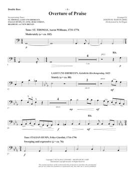 Robert Lowry: Our Songs Shall Rise (arr. Joseph M. Martin) - Double Bass