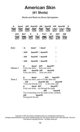 Bruce Springsteen: American Skin (41 Shots)