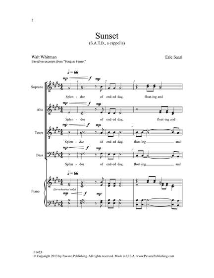 Eric Saari: Sunset