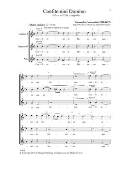 Judith Herrington: Confitemini Domino
