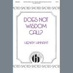 Hank Hinnant: Does Not Wisdom Call? Product Image