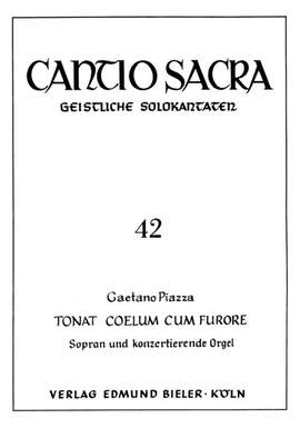 Piazza, G: Tonat coelum cum furore