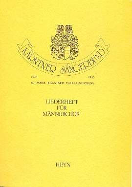 Kärtner Sängerbund Liederheft