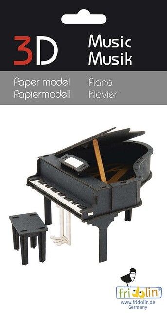 3D Paper model Piano