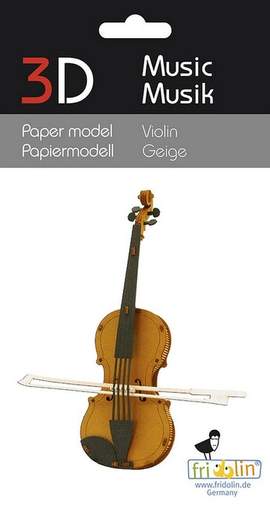 3D Paper model Violin