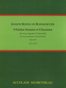 Boismortier, J B d: 9 Petites Sonates et Chaconne op. 66