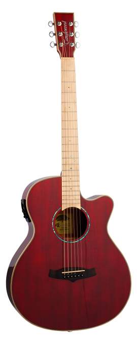 Tanglewood Winterleaf Blonde Electro Acoustic Guitar Barossa Red Gloss