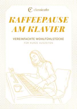Kaffeepause am Klavier