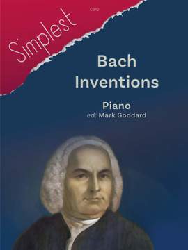 Simplest Bach Inventions for Piano