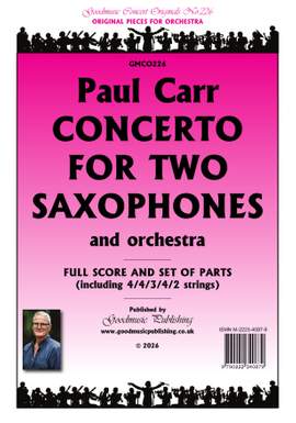 Paul Carr: Concerto for Two Saxophones