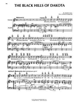 Sammy Fain: Black Hills Of Dakota (from Calamity Jane)