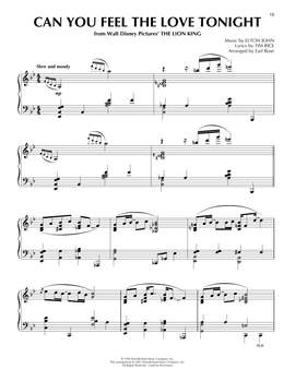 Elton John: Can You Feel The Love Tonight (from The Lion King) (arr. Earl Rose)