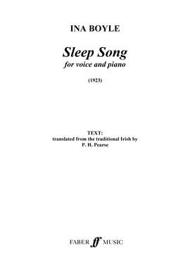 Ina Boyle: Sleep Song