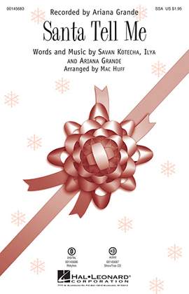 Ariana Grande: Santa Tell Me (Arr. Mac Huff) - Synthesizer
