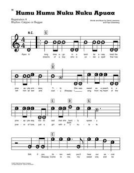 David Lawrence: Humu Humu Nuku Nuku Apuaa (from High School Musical 2)
