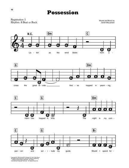 Sarah McLachlan: Possession