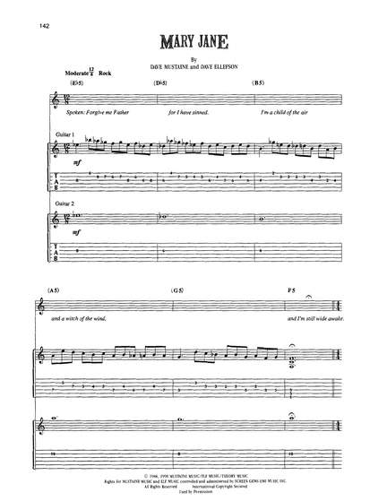 Megadeth: Mary Jane