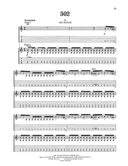 Megadeth: 502