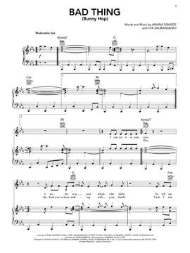 Ariana Grande: bad thing (bunny hop)