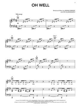 Ariana Grande: oh well