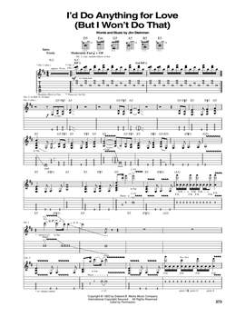 Meat Loaf: I'd Do Anything For Love (But I Won't Do That)