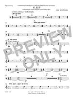 Eric Whitacre: Sleep - Percussion 1 Product Image