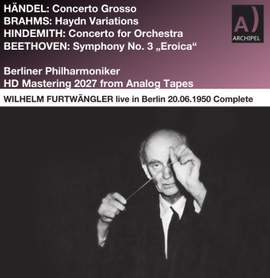 Wilhelm Furtwängler conducts Händel-Brahms-Hindemith-Beethoven the complete concerto 20.06.1950