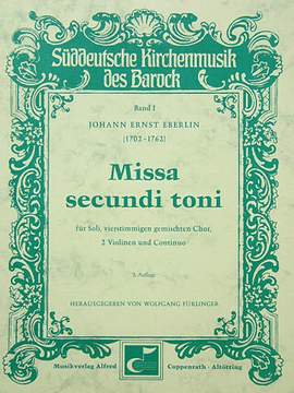 Eberlin, J: Missa secundi toni