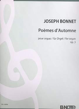 Bonnet, J: Poèmes d'automne op.3 op.3