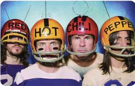 Pikcard with 4 Pics - RHCP Red Hot Chili Peppers