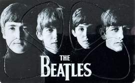 Pikcard with 4 Pics - The Beatles