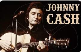 Pikcard with 4 Pics - Johnny Cash