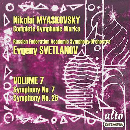 Myaskovsky Symphonies, Vol. 7 - Svetlanov