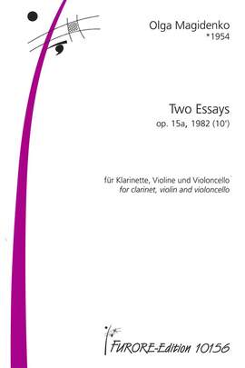 Magidenko, O: 2 Essays op.15a (1982) op.15a