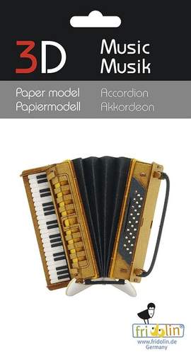 3D Paper Model Accordion