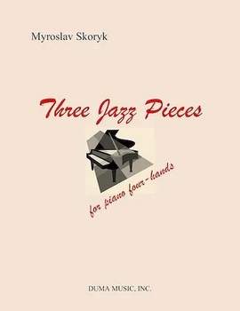 Skoryk, M: 3 Jazz Pieces for piano 4 hands